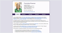 Desktop Screenshot of franziroesner.com